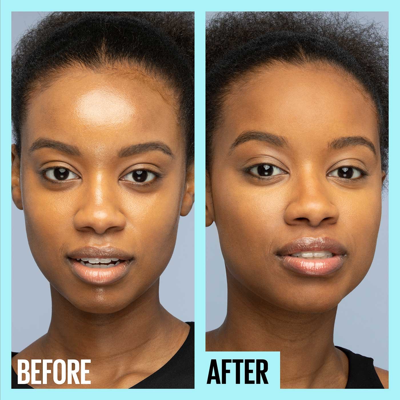 Vóór en na het aanbrengen van primer