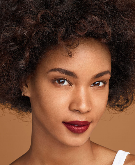 Close up of a woman's face